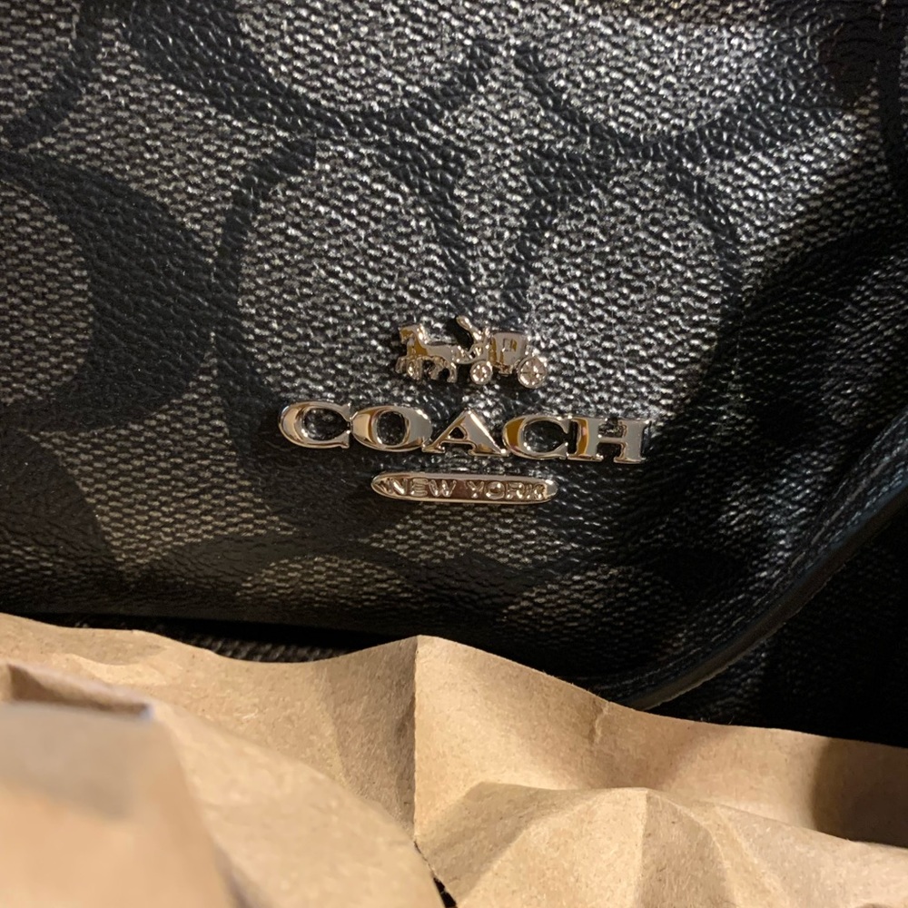 ‼️SOLD‼️RARE COACH REVERSIBLE BLK/SILVER SET BNWT - Picture 16 of 16